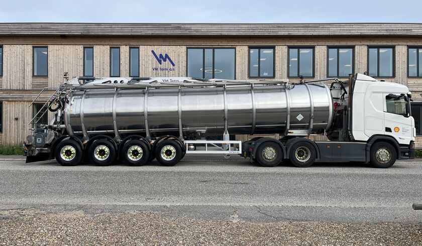 Shell Biogas AS 38.000 litros tanque de purines-semitrailer