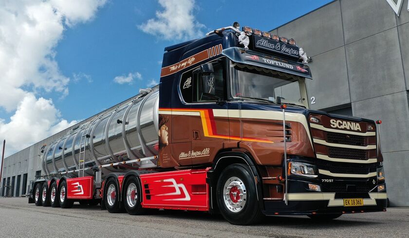 ​​Vognmandsfirmaet Allan & Jesper - 39.000 liter gylletank-semitrailer